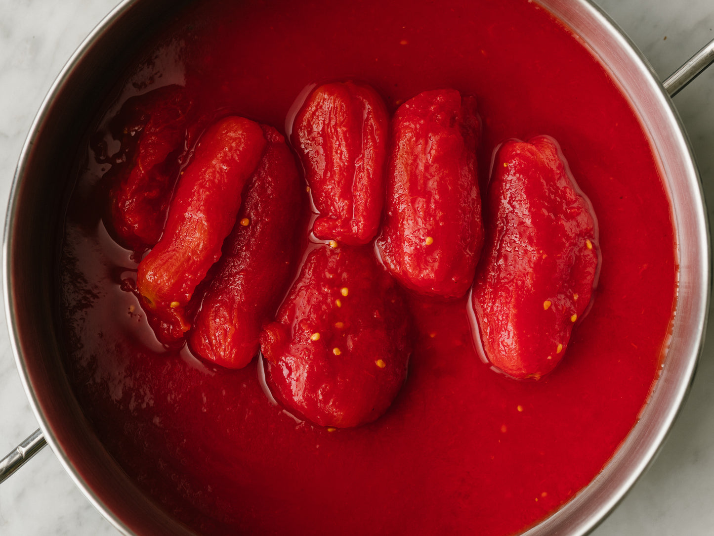 3 pack of Whole Peeled Tomatoes in Purée!